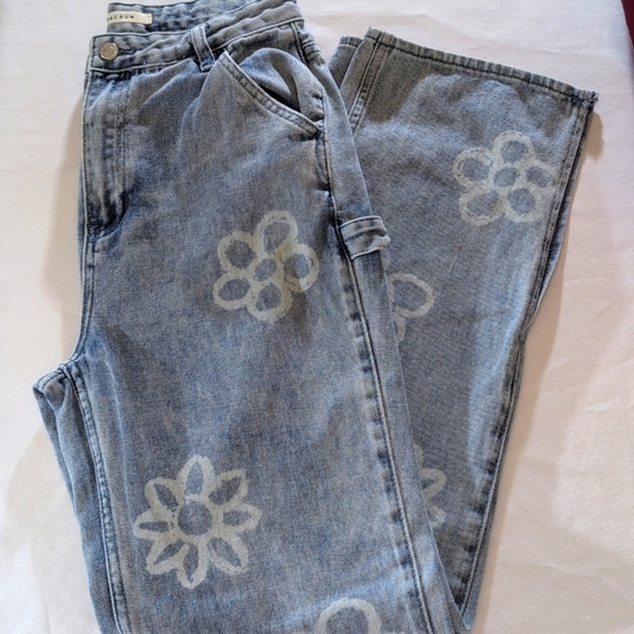 Pacsun Sun Daisy 90’s Boyfriend Carpenter Jeans Size 28 - Picture 1 of 10